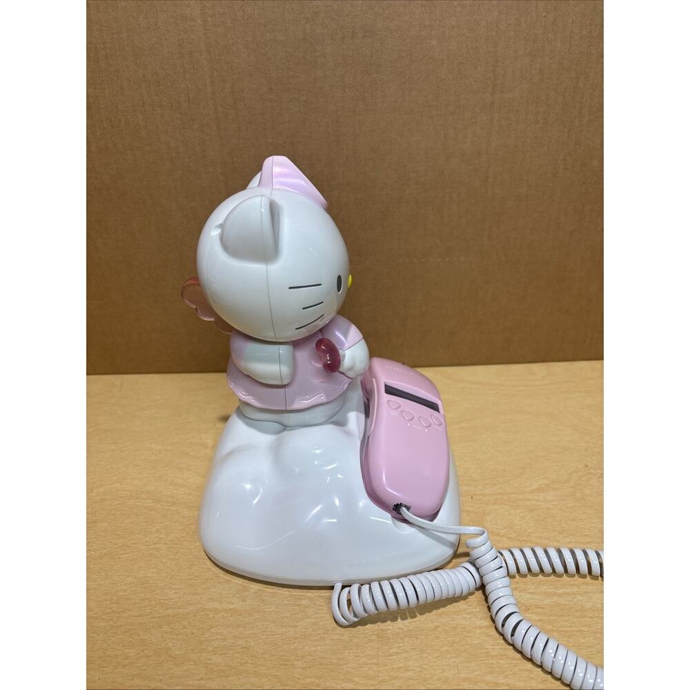 HELLO KITTY ANGEL HK210 Telephone Pink Landline Phone w/ Caller ID Vintage 2002 - Picture 6 of 7